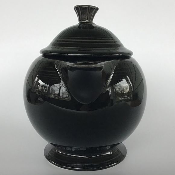 Vintage Fiesta Black Teapot with Lid Excellent Condition - Picture 11 of 13